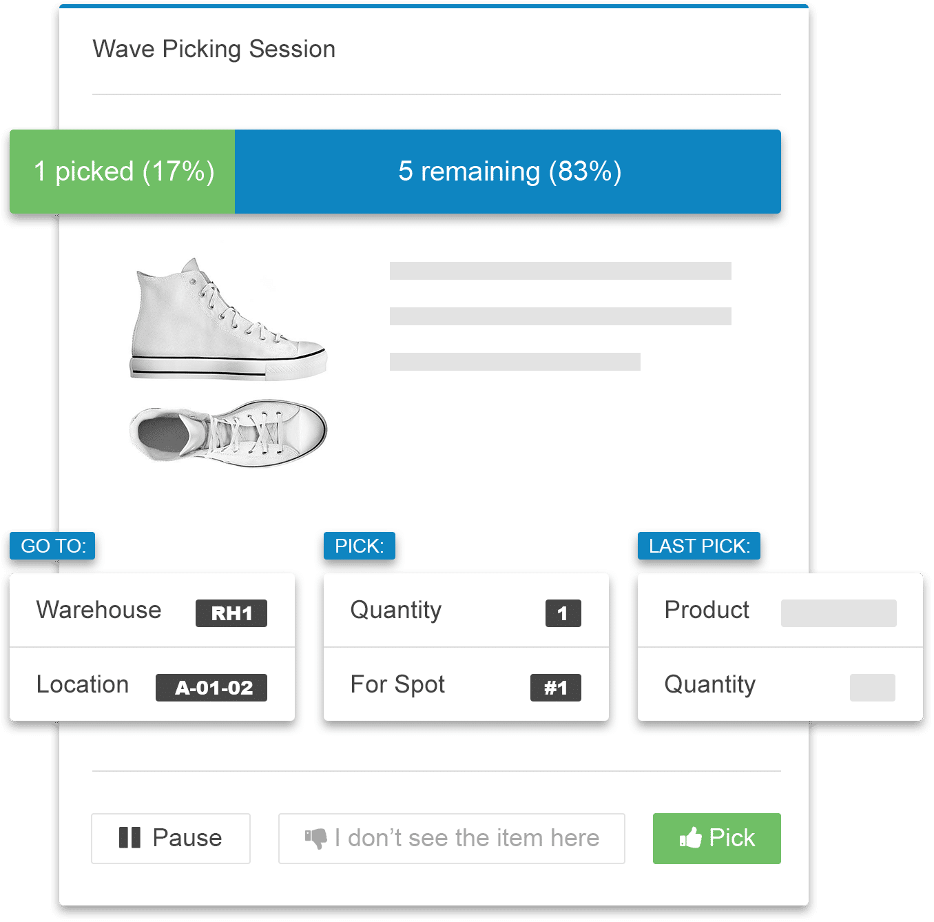 screenshot of SkuVault Core